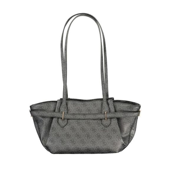 Guess Jeans Black Polyurethane Women's Women's Handbag